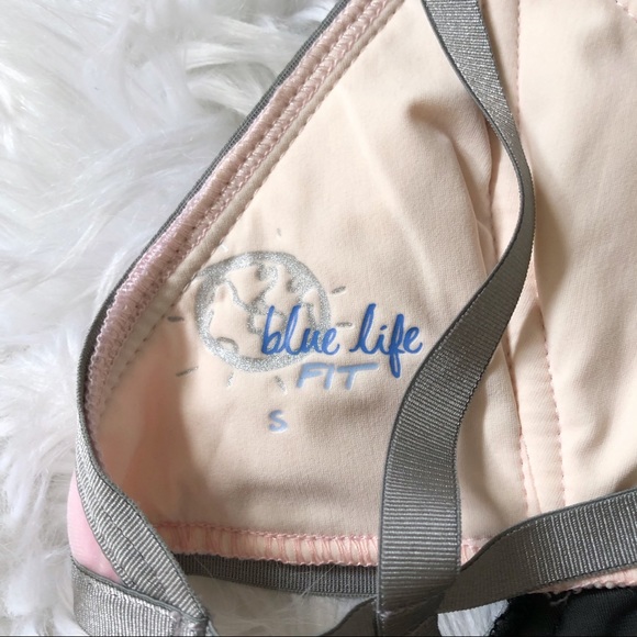 Blue Life Fit Cage-Back Athletic Luscious Cami - Picture 7 of 8